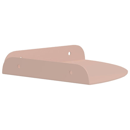 Mensola sospesa con lo scaffale 2 pcs Rosa 18 x 18 x 2 cm | homemem39