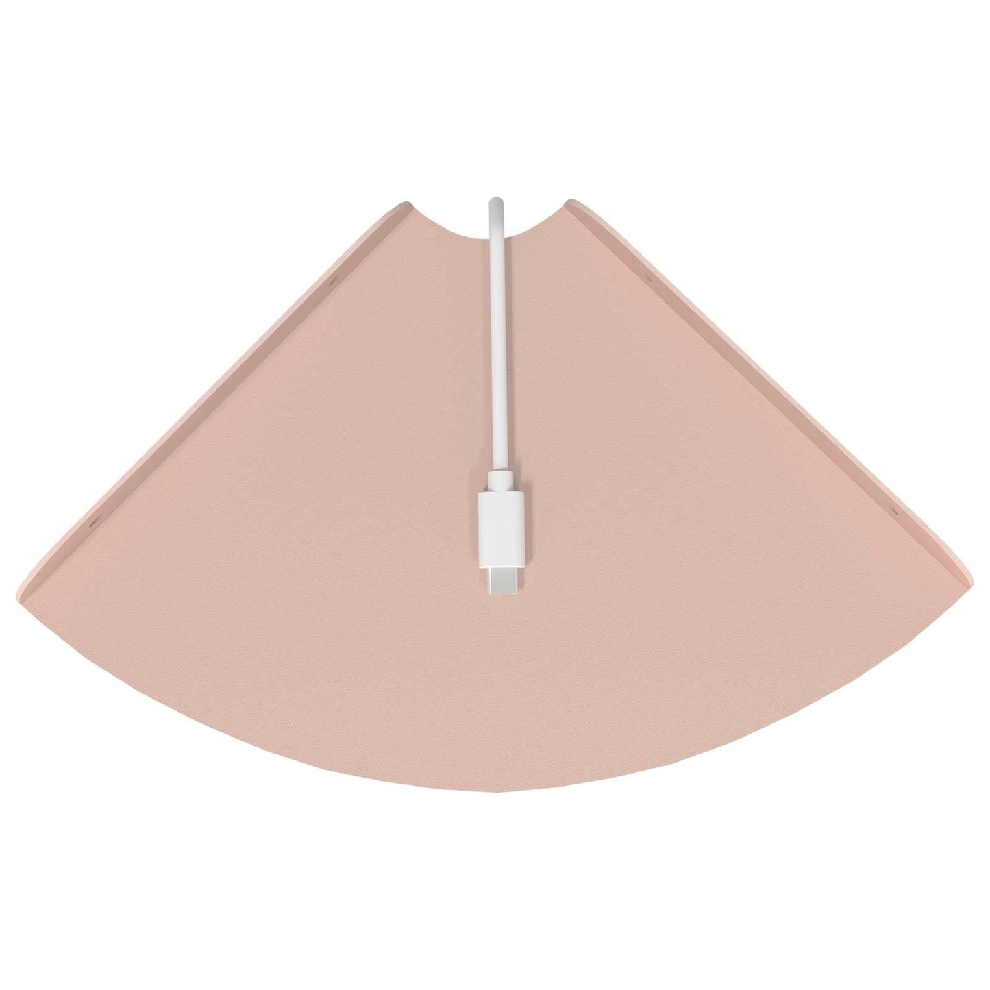 Mensola sospesa con lo scaffale 4 pcs Rosa 18 x 18 x 2 cm | homemem39