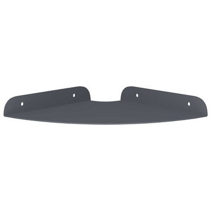 Mensola sospesa con lo scaffale 2 pcs Antracite 18 x 18 x 2 cm | homemem39