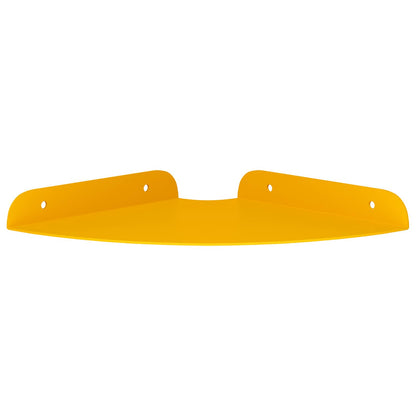Mensola sospesa 2 pcs Giallo senape 18 x 18 x 2 cm | homemem39