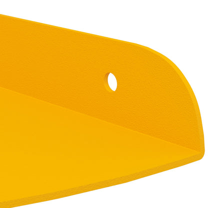 Mensola sospesa 4 pcs Giallo senape 18 x 18 x 2 cm | homemem39
