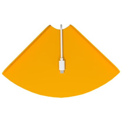 Mensola sospesa 4 pcs Giallo senape 18 x 18 x 2 cm | homemem39