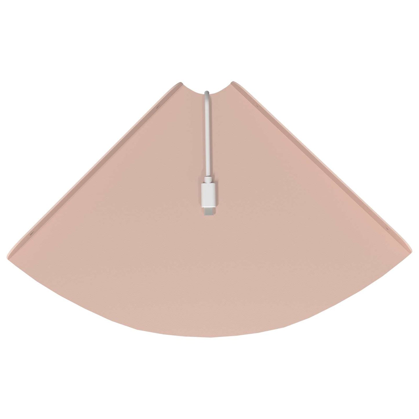 Mensola sospesa con lo scaffale 2 pcs Rosa 24 x 24 x 2 cm | homemem39