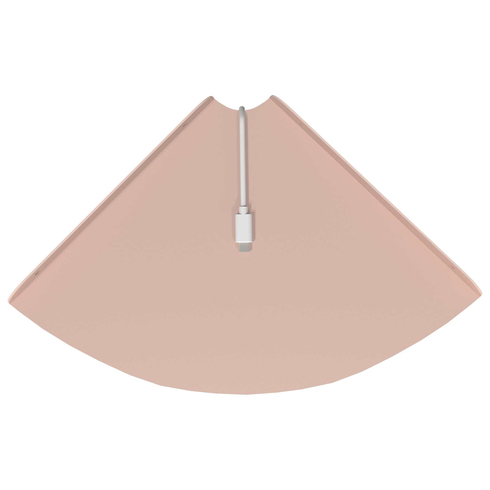 Mensola sospesa con lo scaffale 2 pcs Rosa 24 x 24 x 2 cm | homemem39