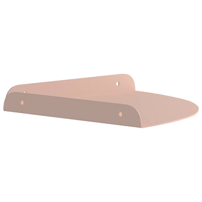 Mensola sospesa con lo scaffale 2 pcs Rosa 24 x 24 x 2 cm | homemem39
