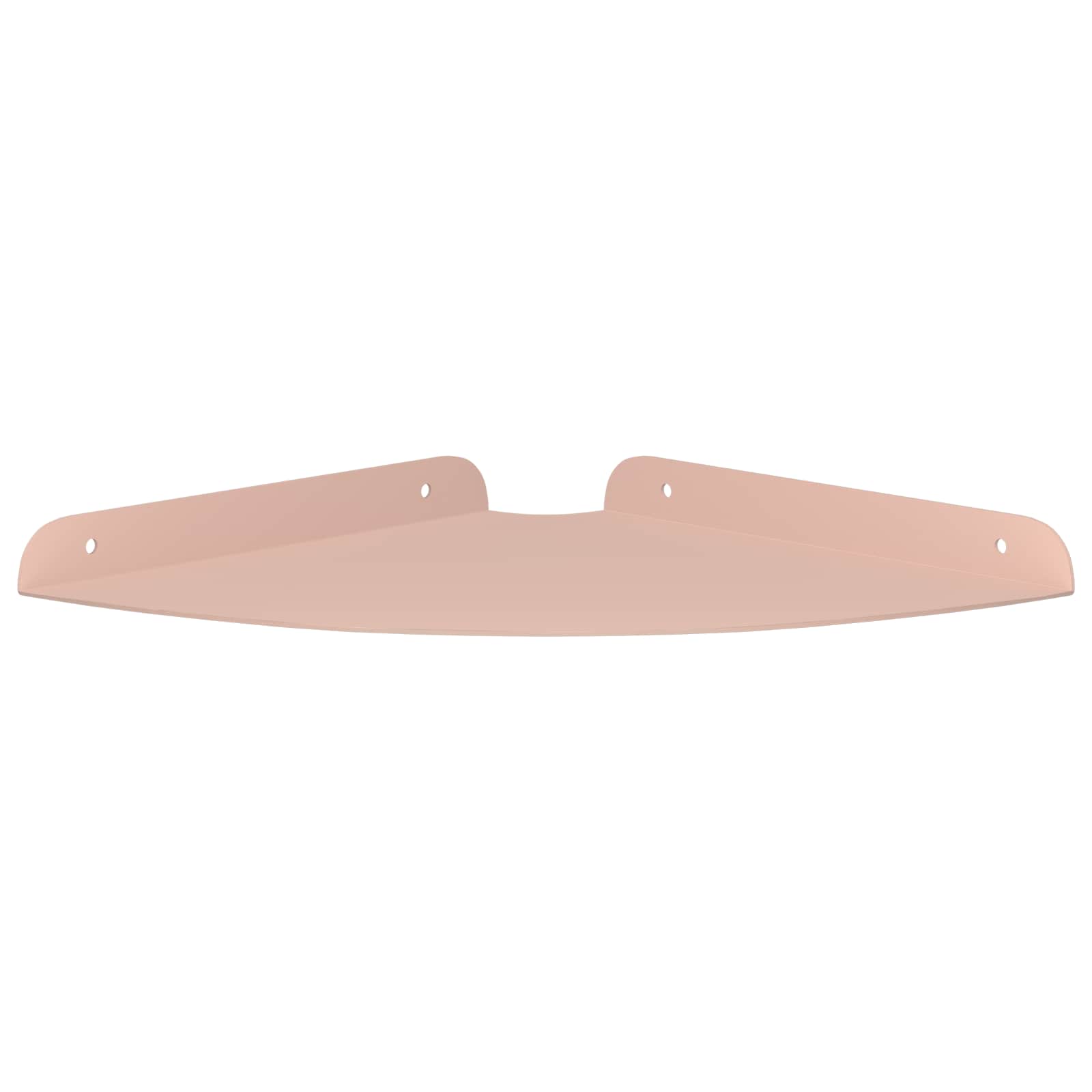 Mensola sospesa con lo scaffale 4 pcs Rosa 24 x 24 x 2 cm | homemem39