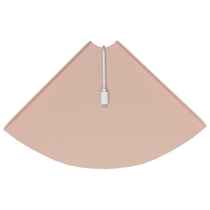 Mensola sospesa con lo scaffale 4 pcs Rosa 24 x 24 x 2 cm | homemem39