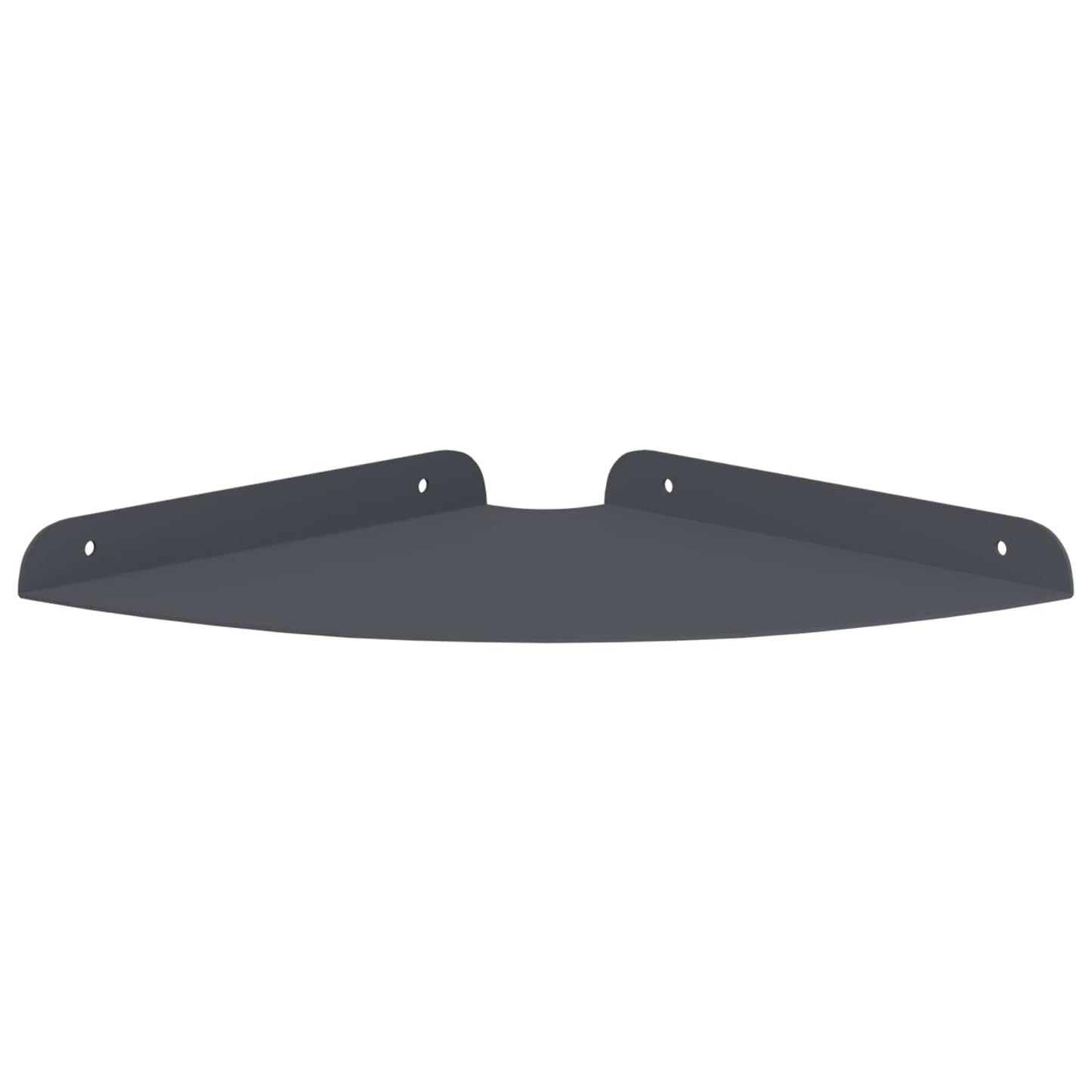 Mensola sospesa con lo scaffale 2 pcs Antracite 24 x 24 x 2 cm | homemem39