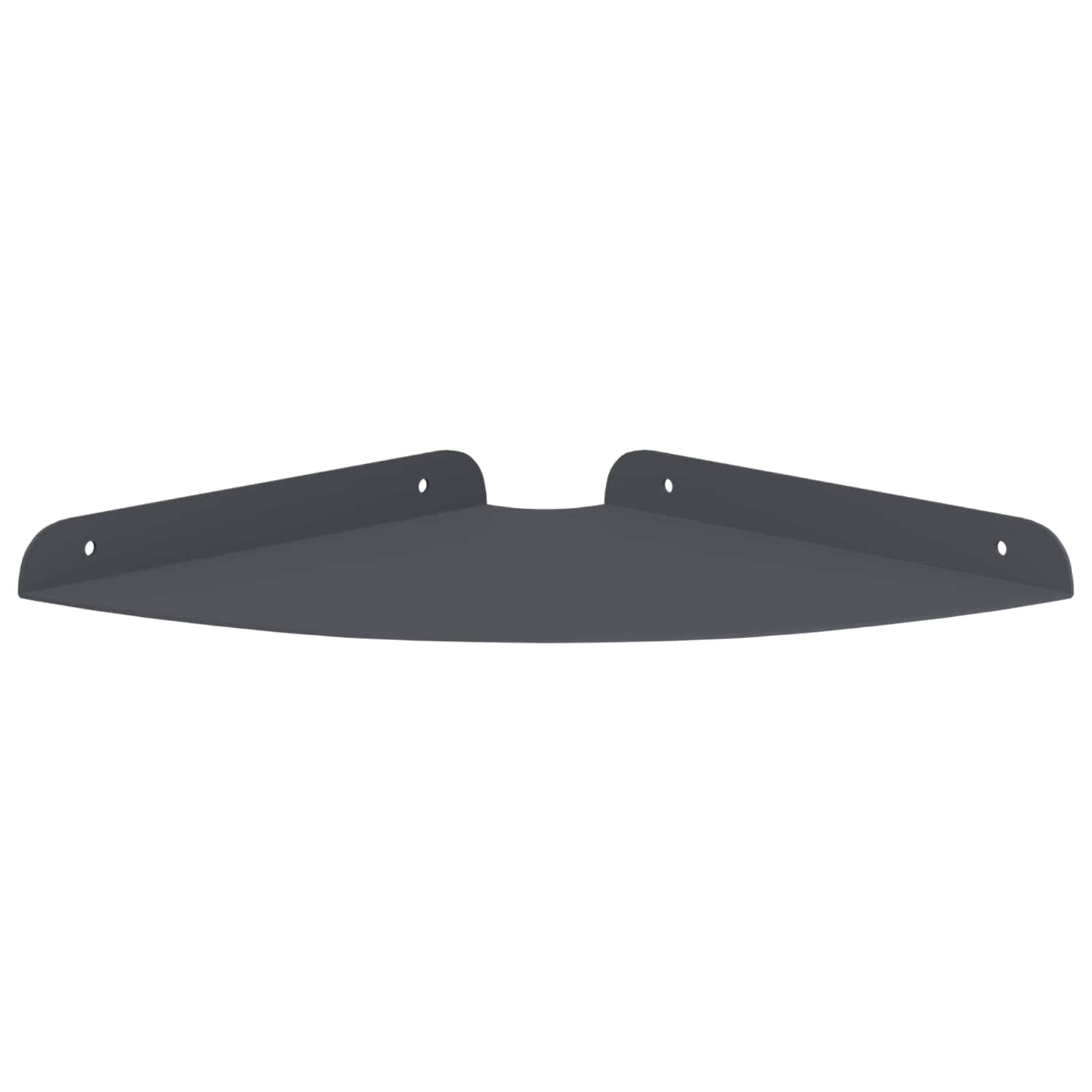 Mensola sospesa con lo scaffale 2 pcs Antracite 24 x 24 x 2 cm | homemem39