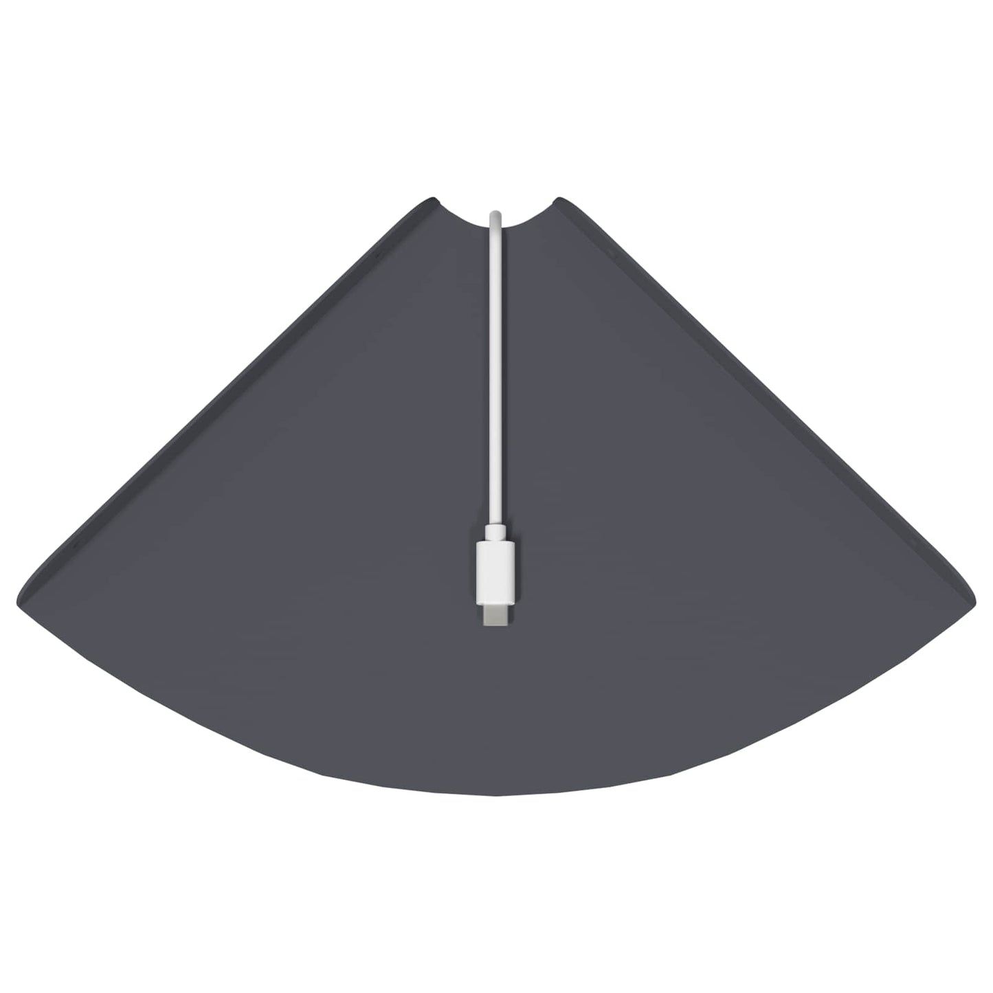 Mensola sospesa con lo scaffale 2 pcs Antracite 24 x 24 x 2 cm | homemem39