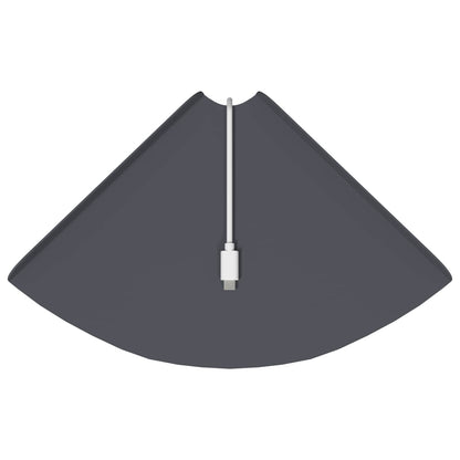 Mensola sospesa con lo scaffale 2 pcs Antracite 24 x 24 x 2 cm | homemem39