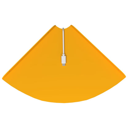 Mensola sospesa 2 pcs Giallo senape 24 x 24 x 2 cm | homemem39