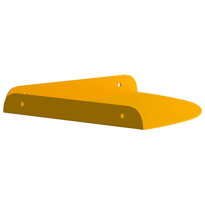 Mensola sospesa 2 pcs Giallo senape 24 x 24 x 2 cm | homemem39