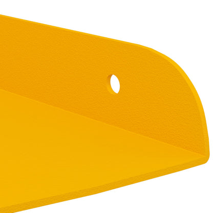 Mensola sospesa 4 pcs Giallo senape 24 x 24 x 2 cm | homemem39