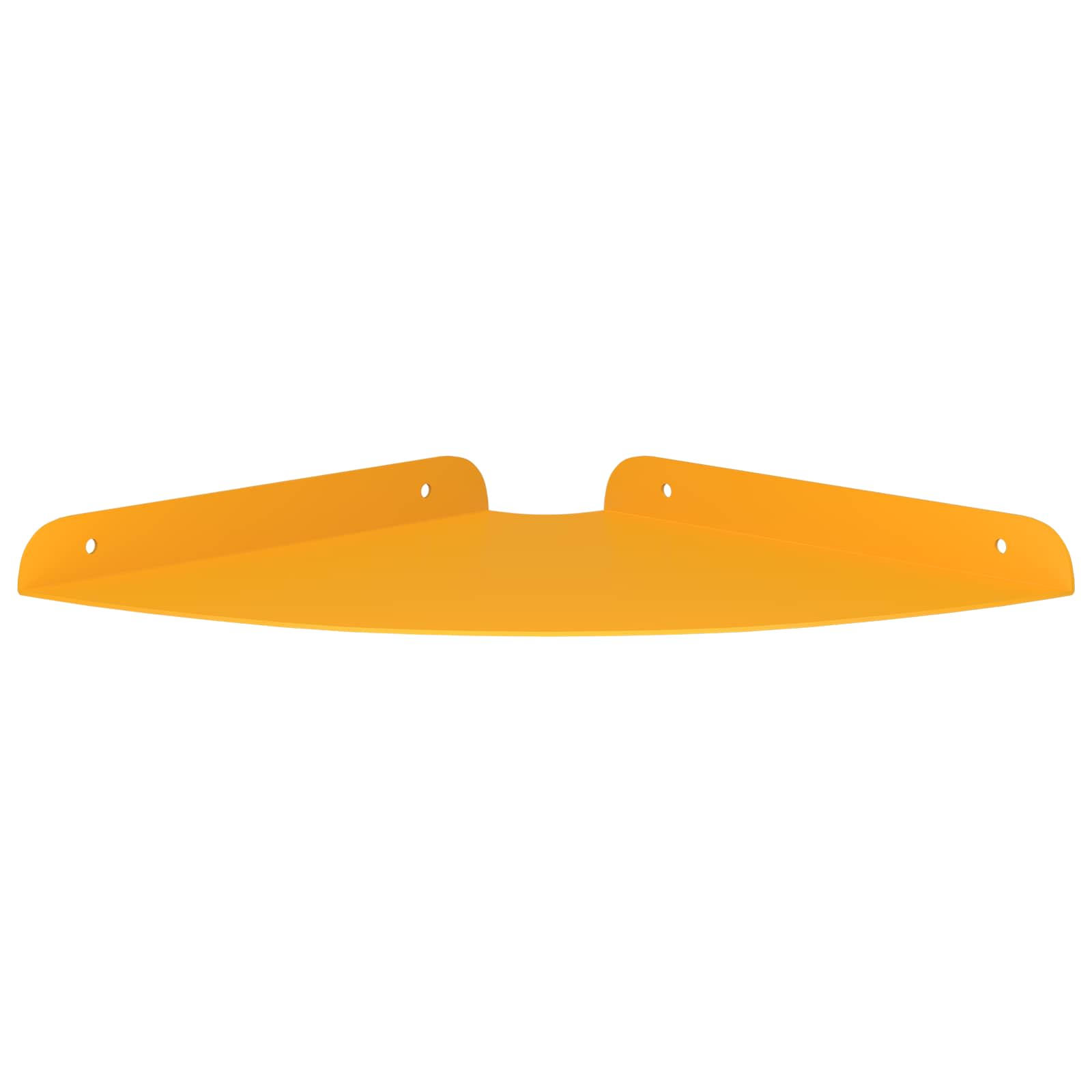 Mensola sospesa 4 pcs Giallo senape 24 x 24 x 2 cm | homemem39