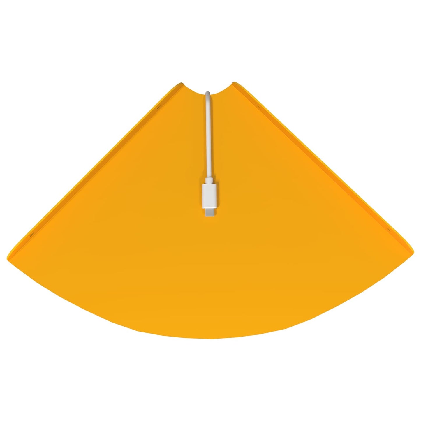 Mensola sospesa 4 pcs Giallo senape 24 x 24 x 2 cm | homemem39