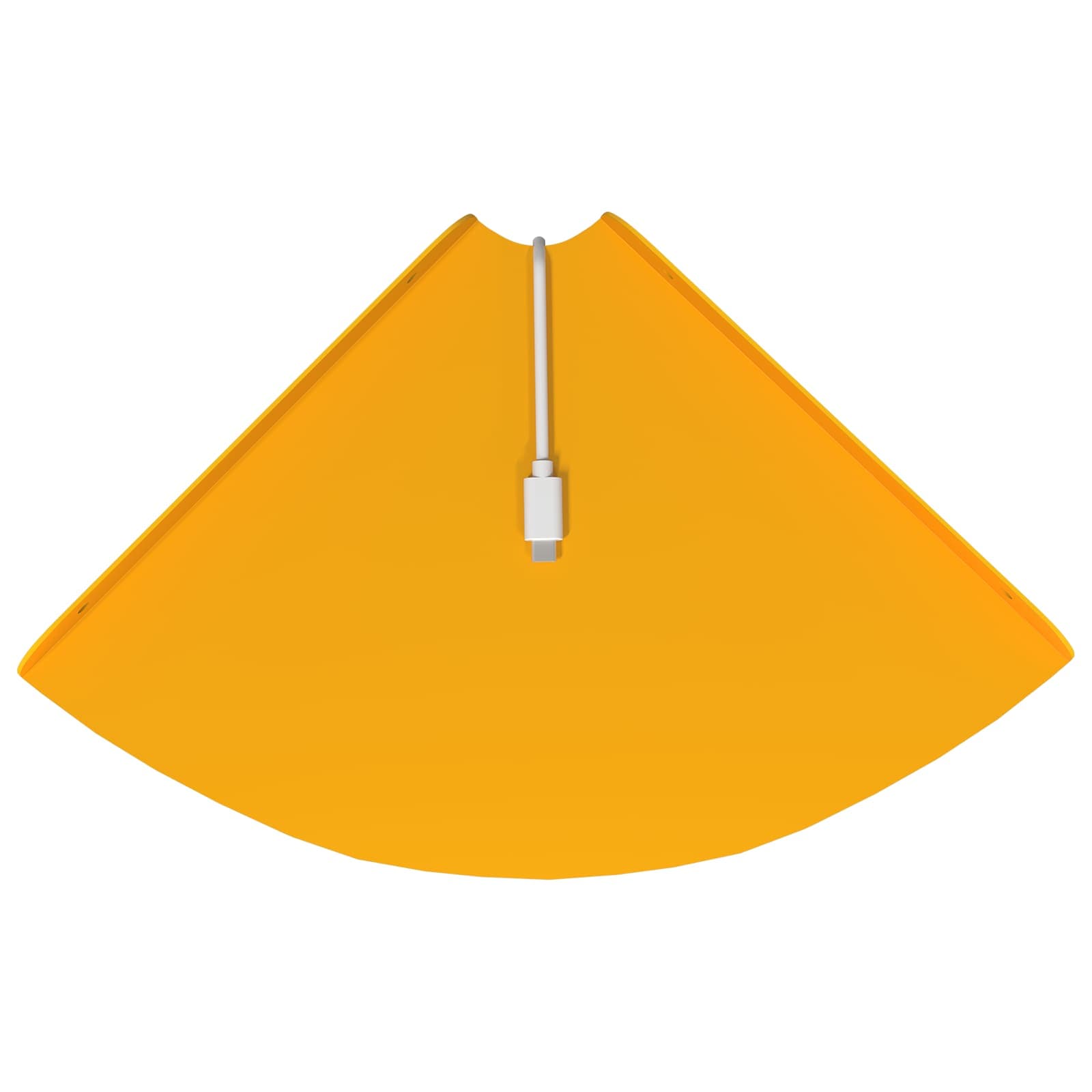 Mensola sospesa 4 pcs Giallo senape 24 x 24 x 2 cm | homemem39