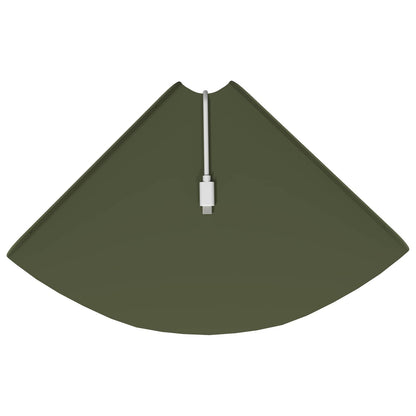 Mensola sospesa 2 pcs Verde oliva 24 x 24 x 2 cm | homemem39