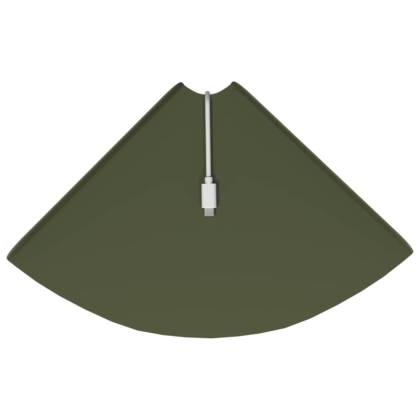 Mensola sospesa 4 pcs Verde oliva 24 x 24 x 2 cm | homemem39