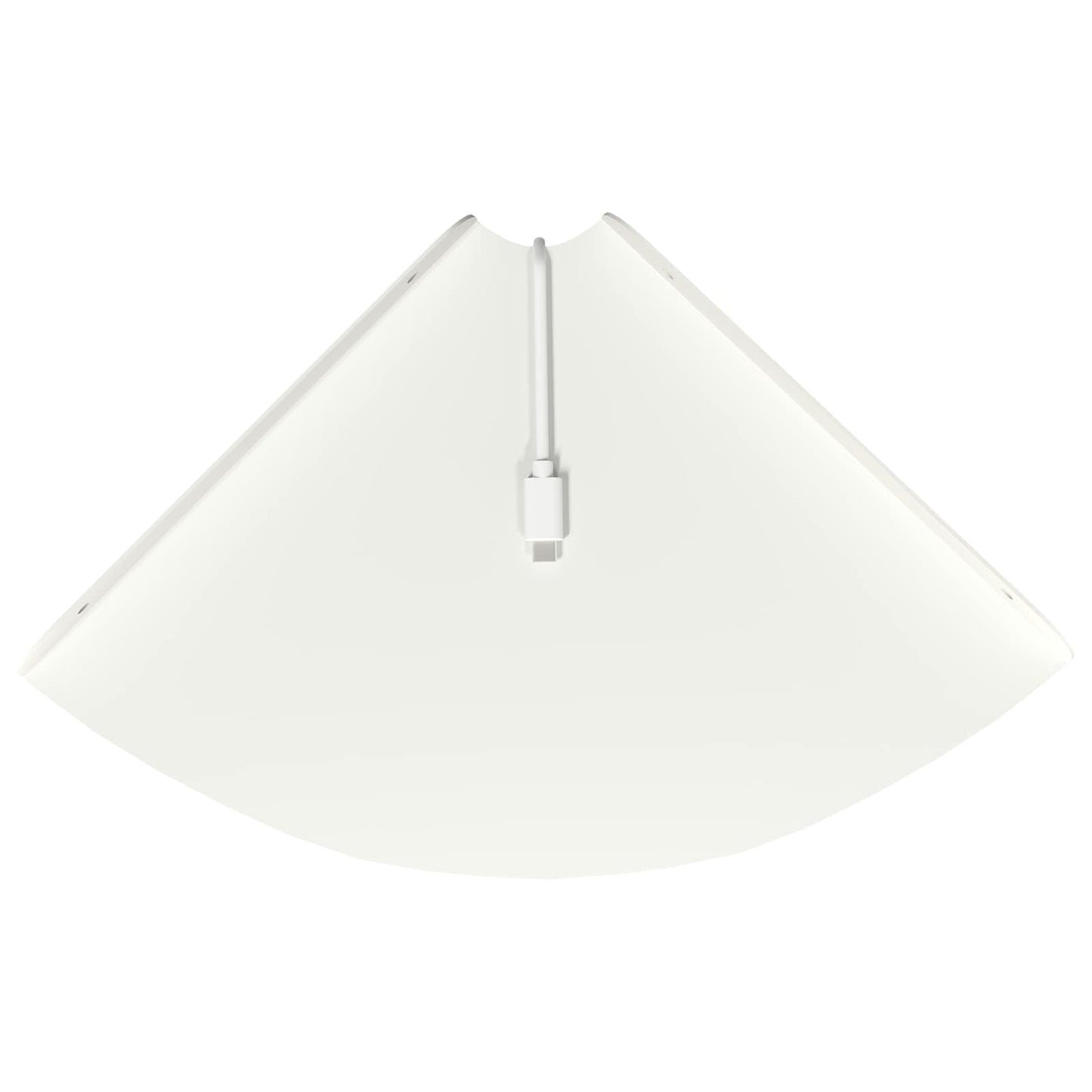 Mensola sospesa con lo scaffale 4 pcs Bianco 24 x 24 x 2 cm | homemem39