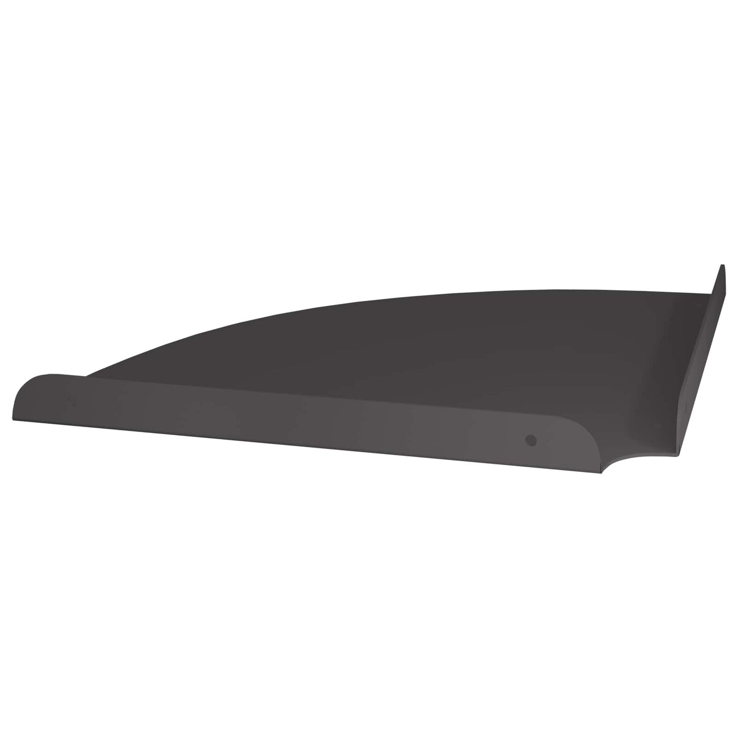 Mensola sospesa con lo scaffale 4 pcs Nero 30 x 30 x 2 cm | homemem39