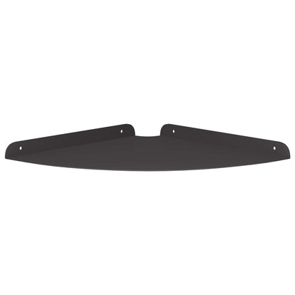 Mensola sospesa con lo scaffale 4 pcs Nero 30 x 30 x 2 cm | homemem39