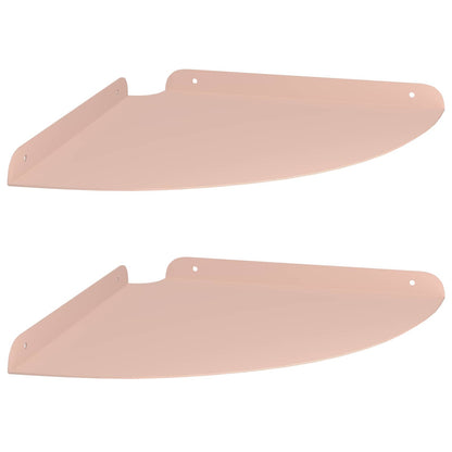 Mensola sospesa con lo scaffale 2 pcs Rosa 30 x 30 x 2 cm | homemem39