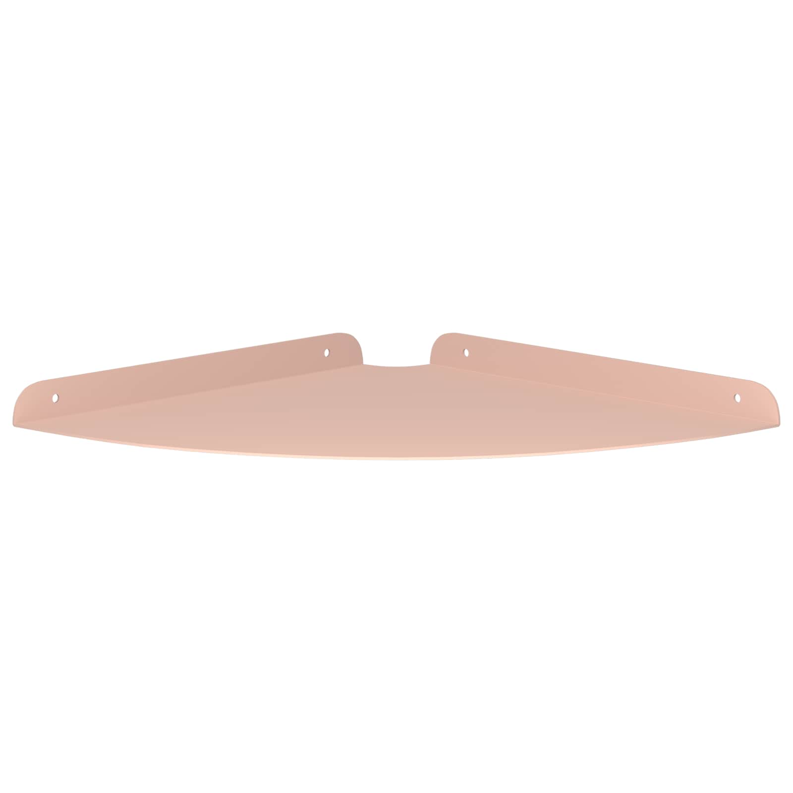 Mensola sospesa con lo scaffale 2 pcs Rosa 30 x 30 x 2 cm | homemem39
