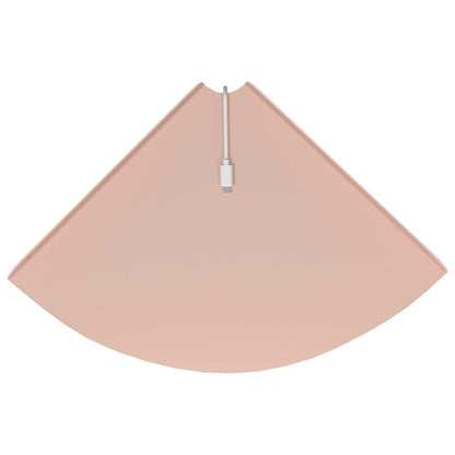 Mensola sospesa con lo scaffale 4 pcs Rosa 30 x 30 x 2 cm | homemem39