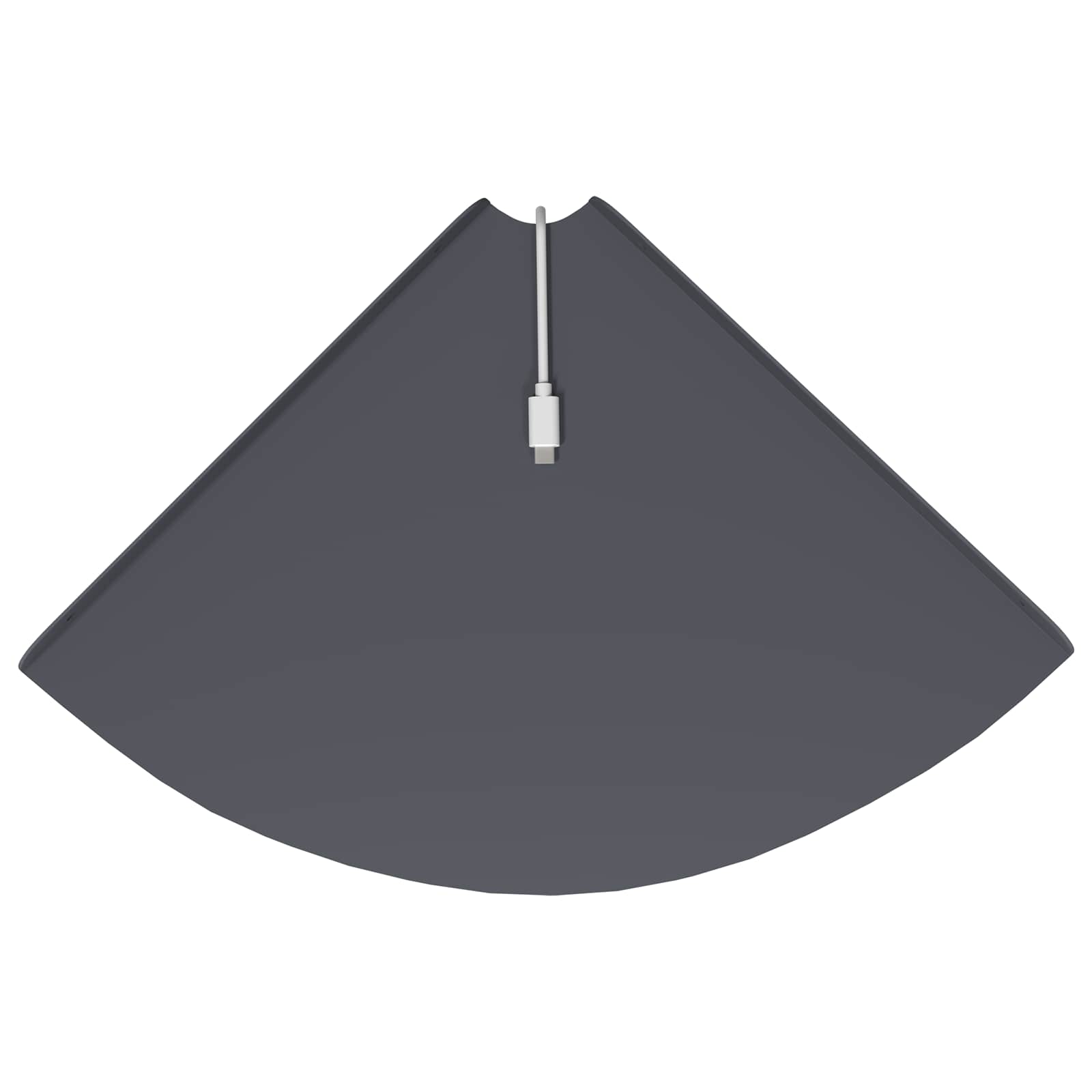 Mensola sospesa con lo scaffale 4 pcs Antracite 30 x 30 x 2 cm | homemem39