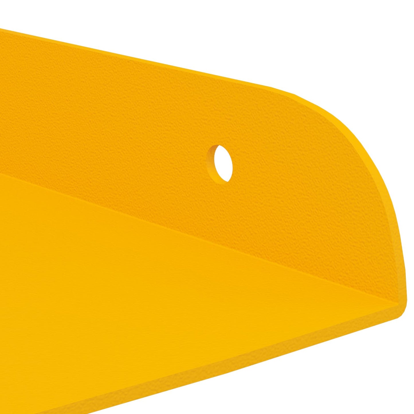 Mensola sospesa 2 pcs Giallo senape 30 x 30 x 2 cm | homemem39