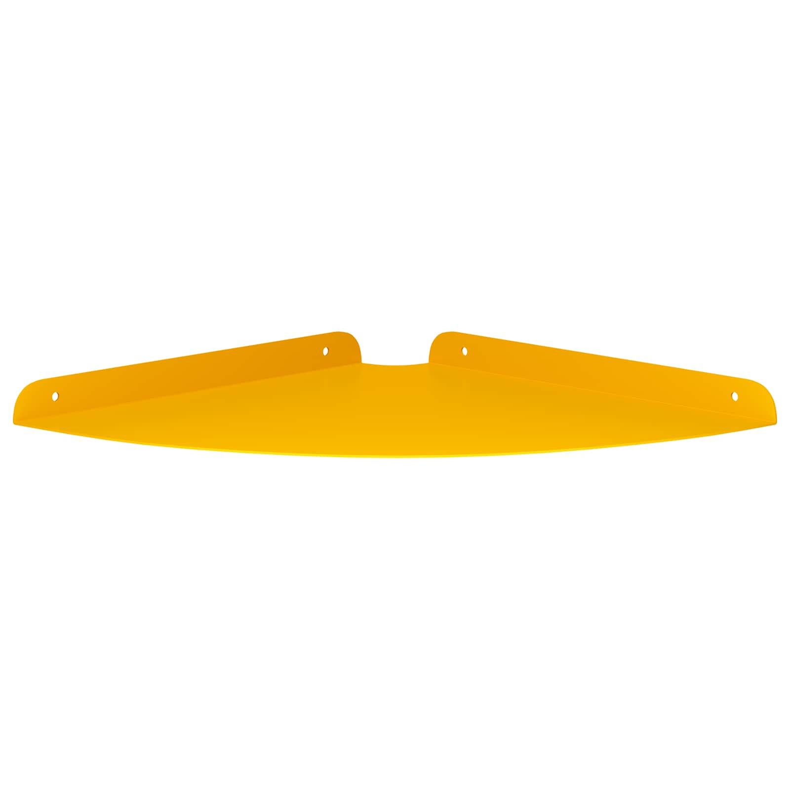 Mensola sospesa 2 pcs Giallo senape 30 x 30 x 2 cm | homemem39