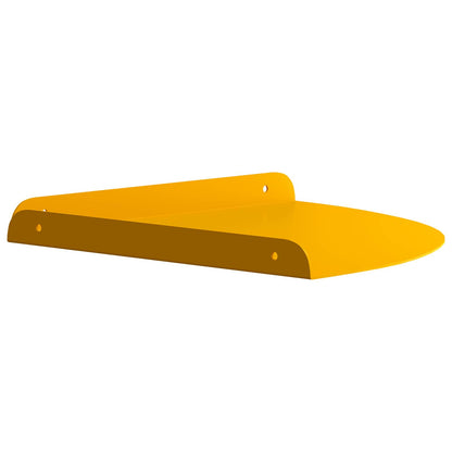 Mensola sospesa 4 pcs Giallo senape 30 x 30 x 2 cm | homemem39