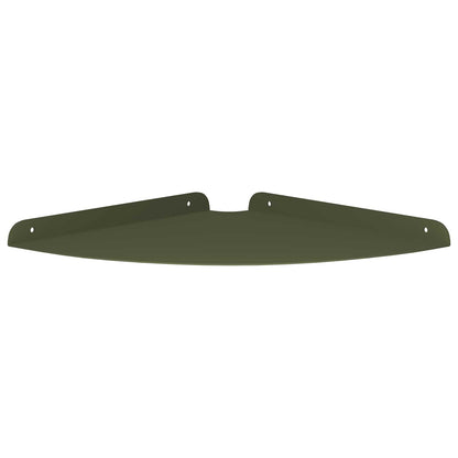 Mensola sospesa 2 pcs Verde oliva 30 x 30 x 2 cm | homemem39