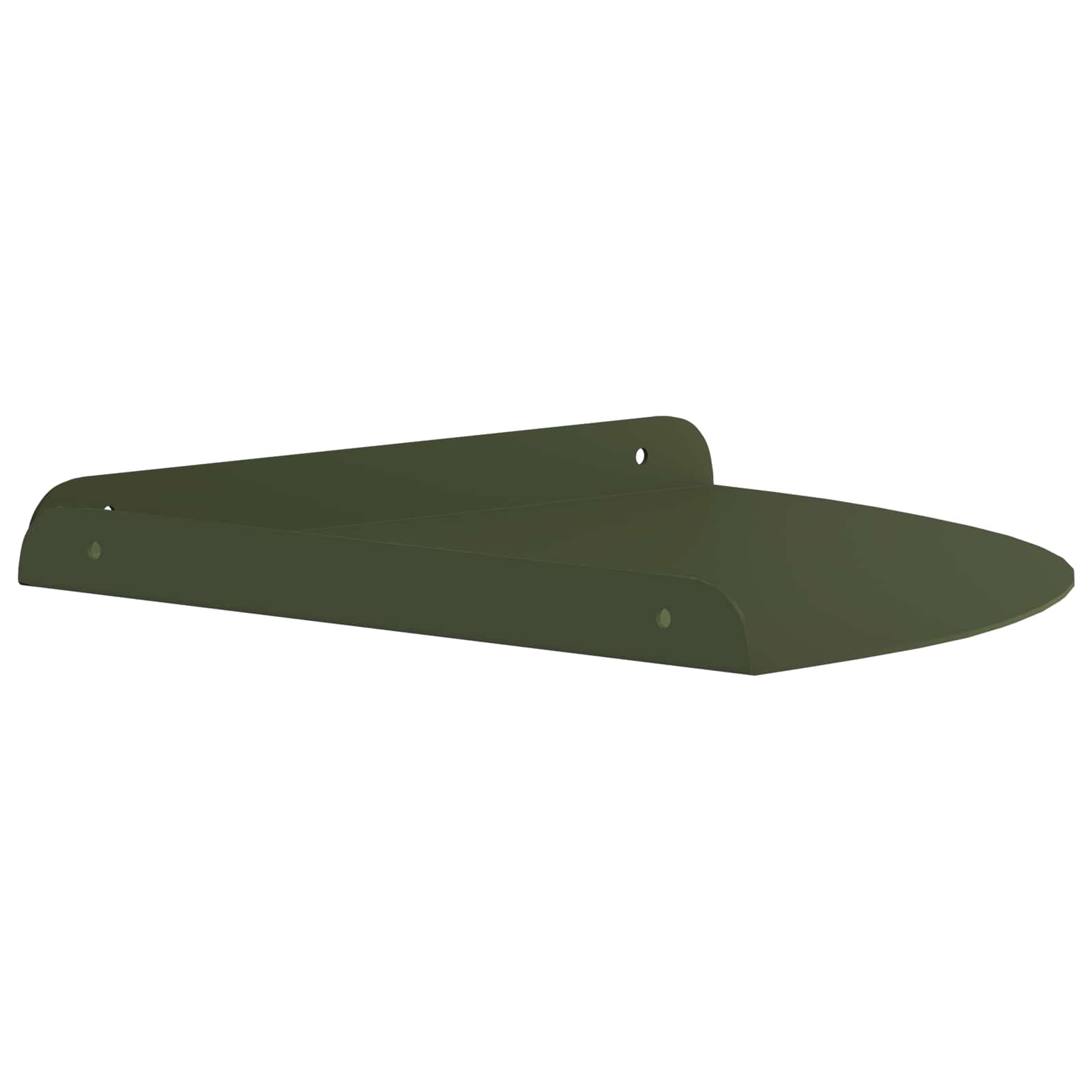 Mensola sospesa 4 pcs Oliver verde 30 x 30 x 2 cm | homemem39