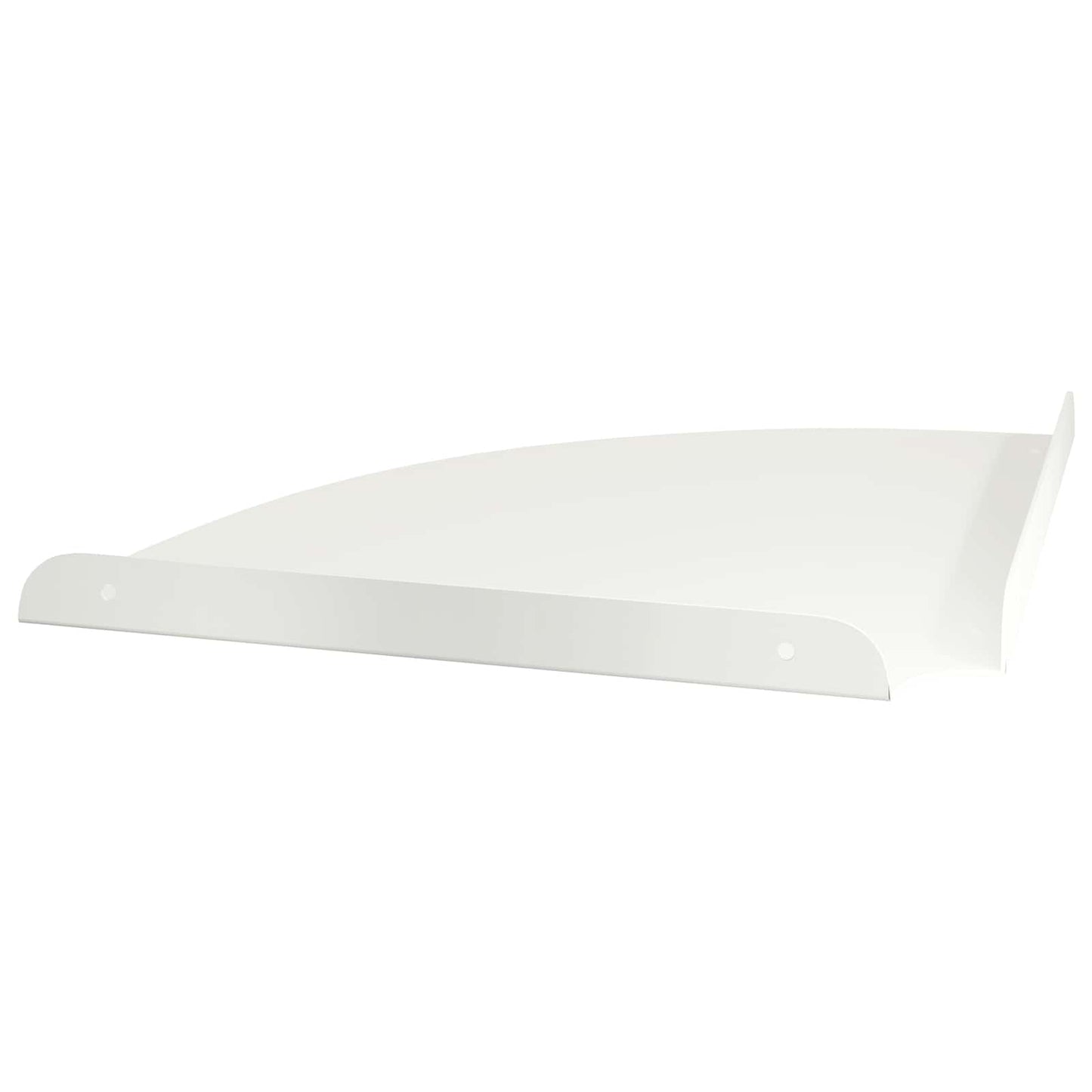 Mensola sospesa con lo scaffale 4 pcs Bianco 30 x 30 x 2 cm | homemem39