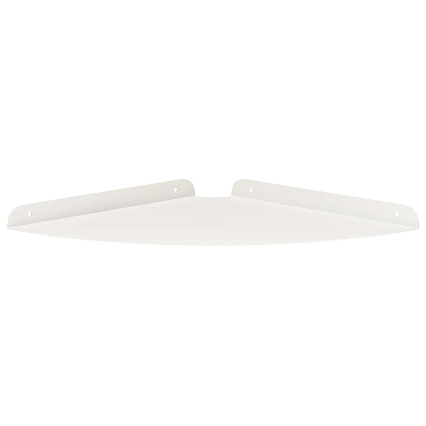 Mensola sospesa con lo scaffale 4 pcs Bianco 30 x 30 x 2 cm