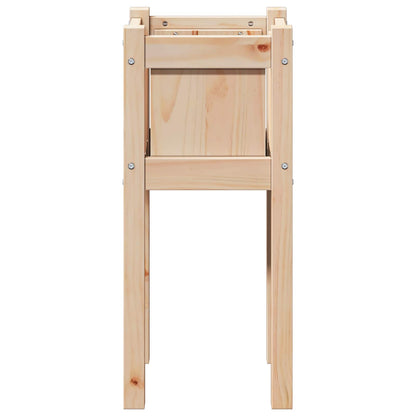 Vaso da giardino Natura 31 x 31 x 70 cm Pino massello