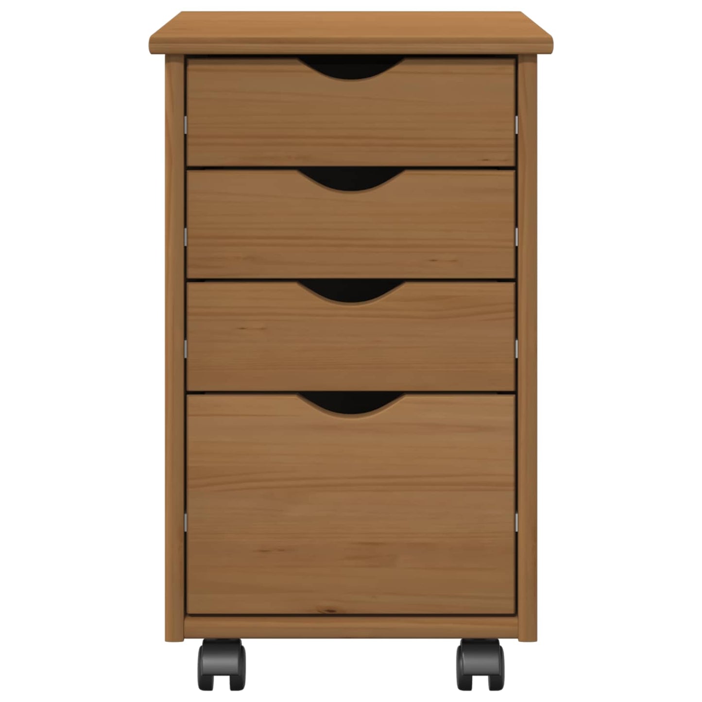 Mobile con Ruote MOSS Marrone Miele 34 x 39 x 56 cm