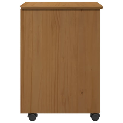 Mobile con Ruote con ruota MOSS Marrone Miele 34 x 39 x 56 cm | homemem39