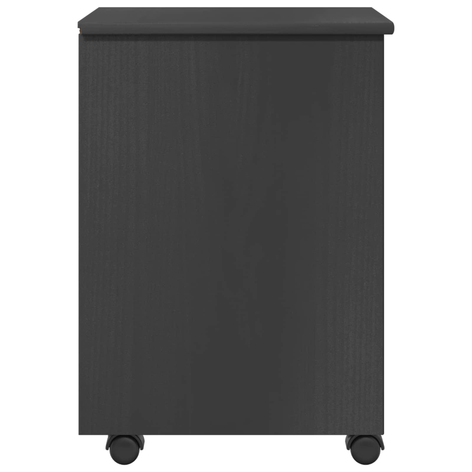 Mobile con Ruote Grigio 34 x 39 x 56 cm Legno di pino massiccio | homemem39