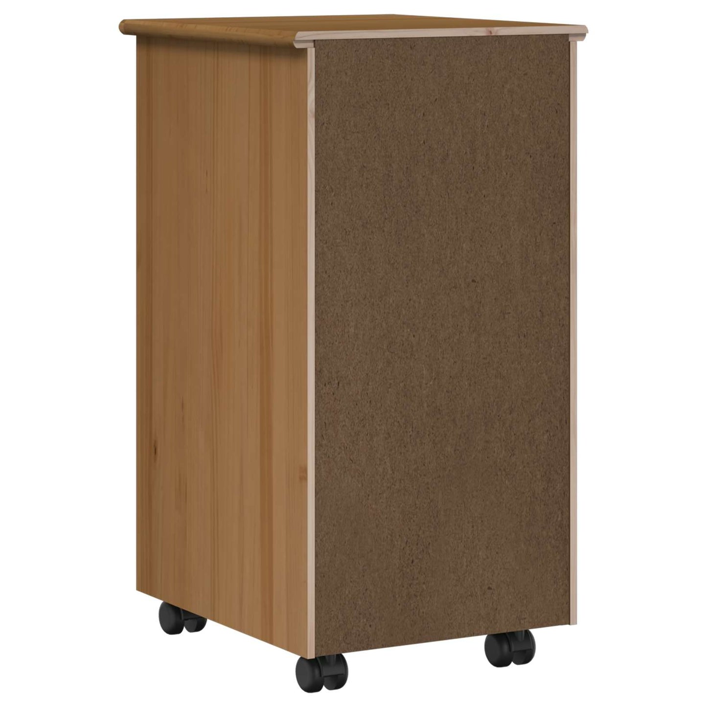 Mobile con Ruote con ruota Marrone miele 34 x 39 x 65,5 cm | homemem39