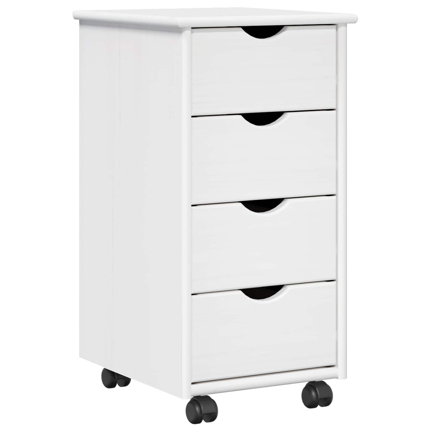 Mobile con Ruote con ruota Bianco 34 x 39 x 65,5 cm | homemem39