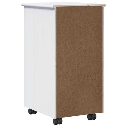 Mobile con Ruote con ruota Bianco 34 x 39 x 65,5 cm | homemem39
