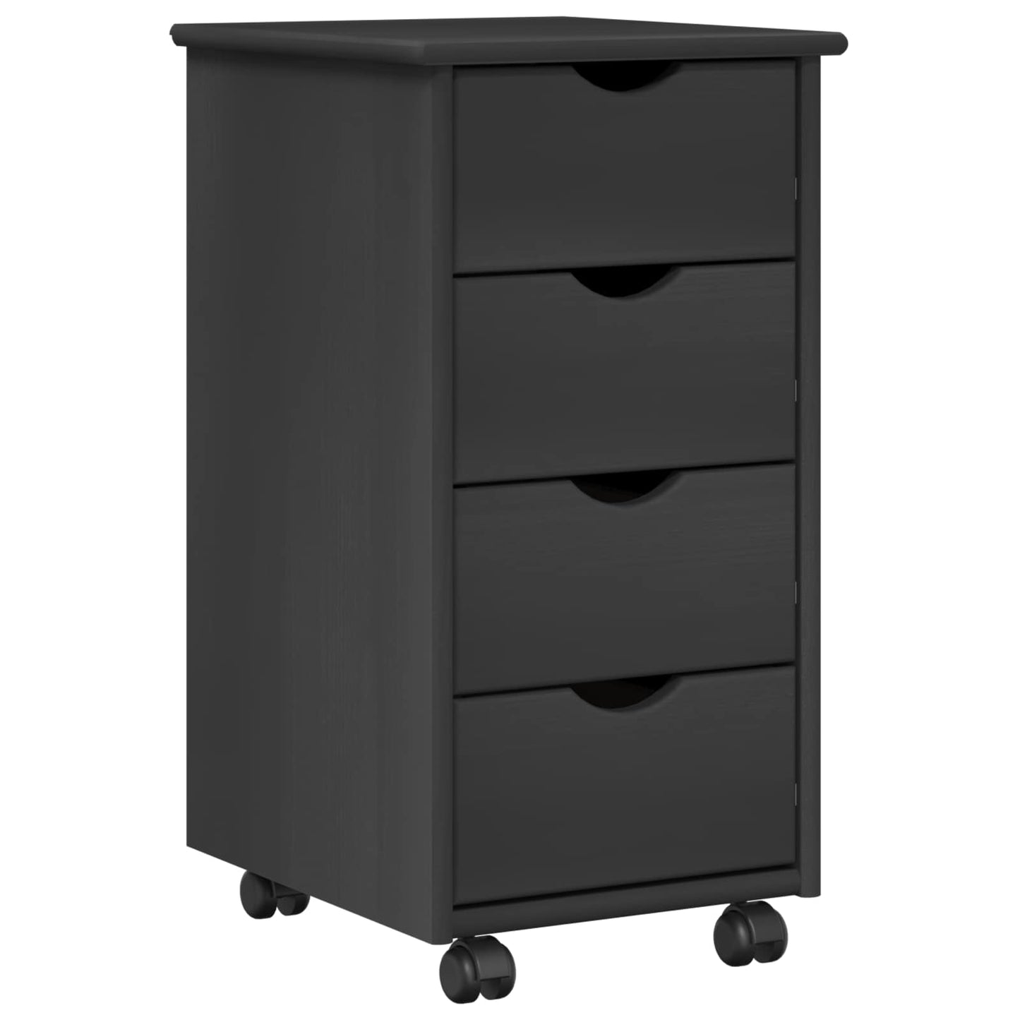 Mobile con Ruote con ruota Grigio 34 x 39 x 65,5 cm | homemem39