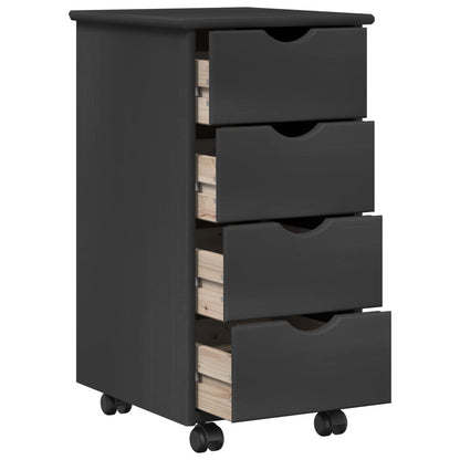 Mobile con Ruote con ruota Grigio 34 x 39 x 65,5 cm | homemem39