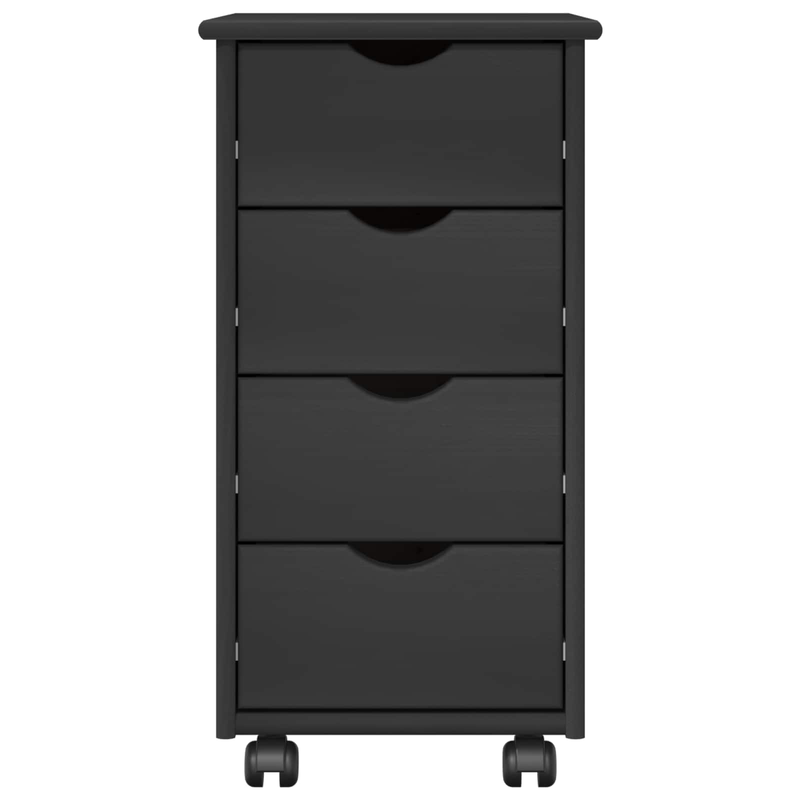 Mobile con Ruote con ruota Grigio 34 x 39 x 65,5 cm | homemem39