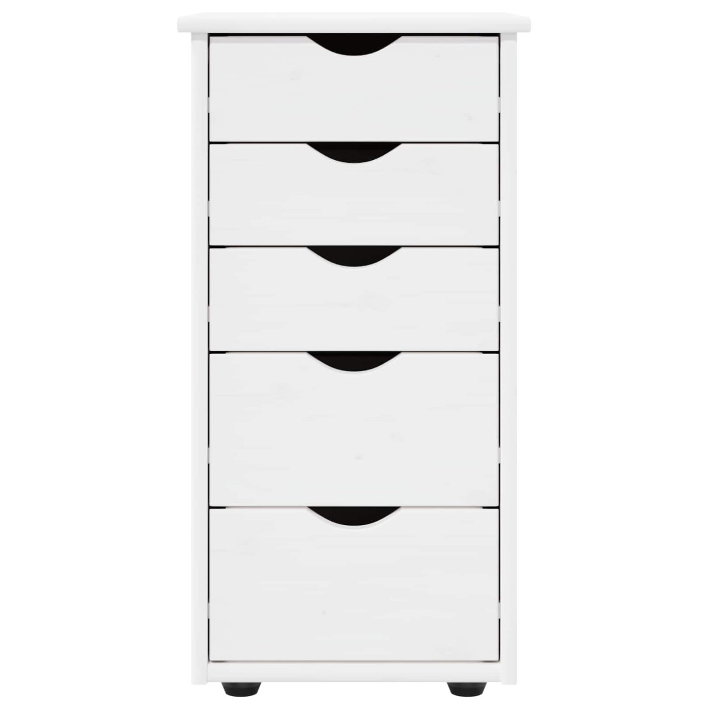 Armadietto Bianco 34 x 39 x 61,5 cm Legno di Pino Massello | homemem39