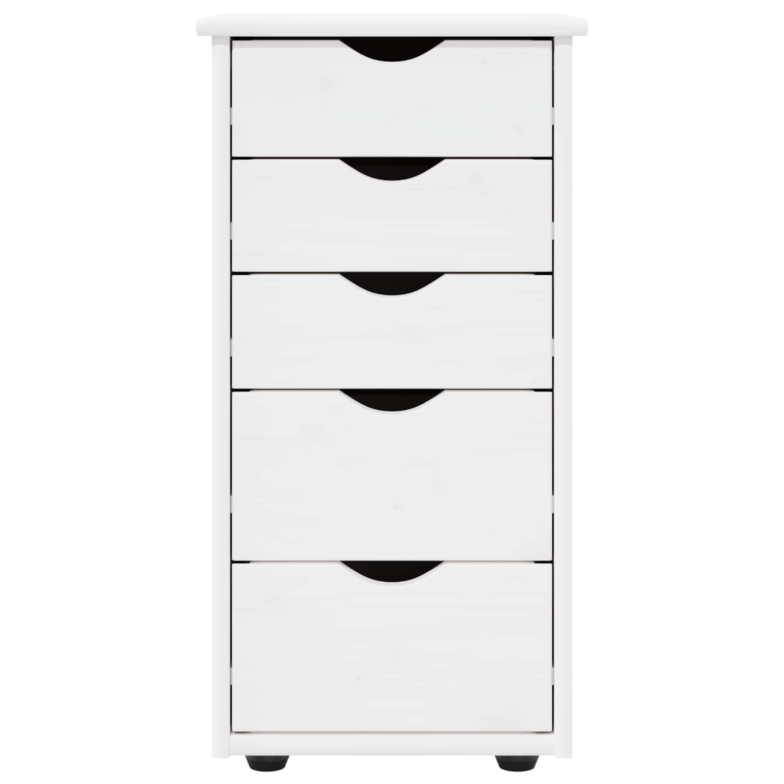 Armadietto Bianco 34 x 39 x 61,5 cm Legno di Pino Massello | homemem39