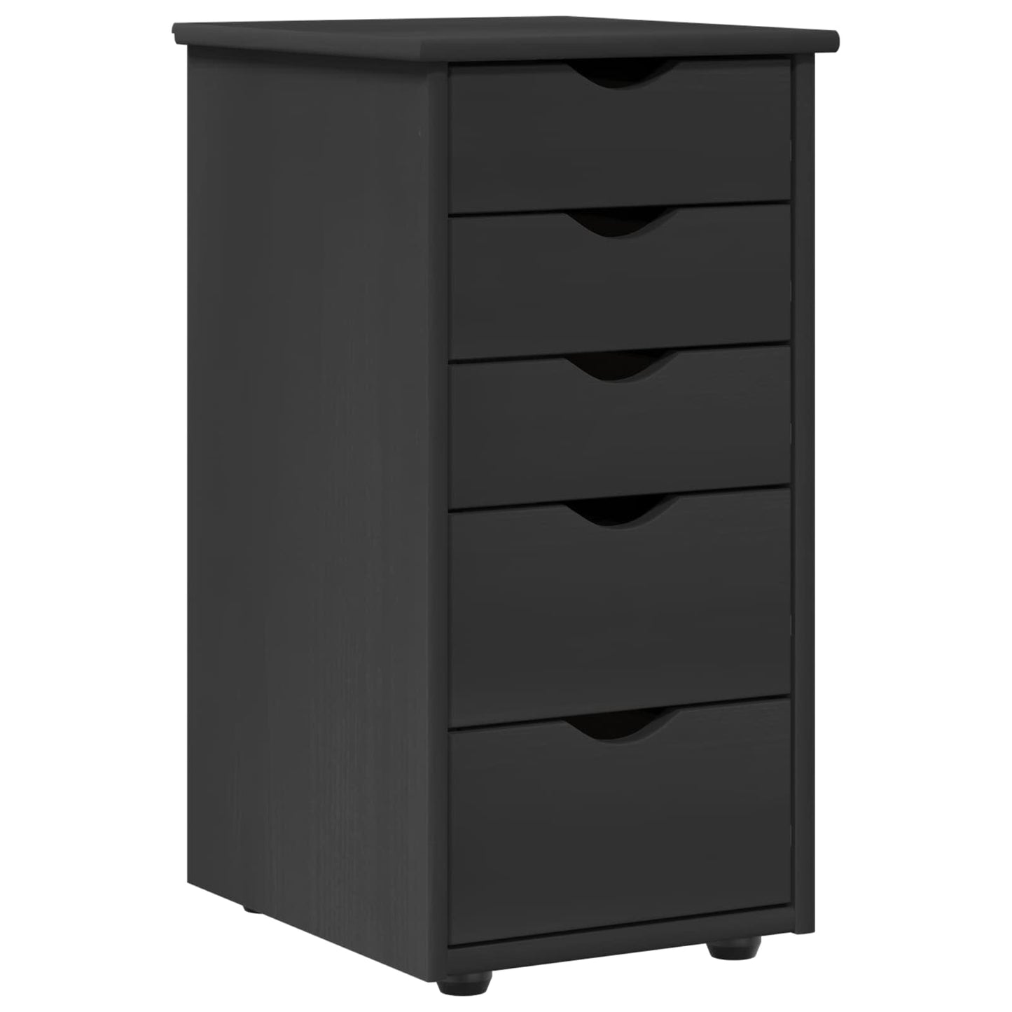 Armadietto Grigio 34 x 39 x 61,5 cm Legno di Pino Massello | homemem39